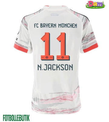 Bayern Munich Nicolas Jackson #11 Bortatröja Kvinnor 2025-26 Kortärmad